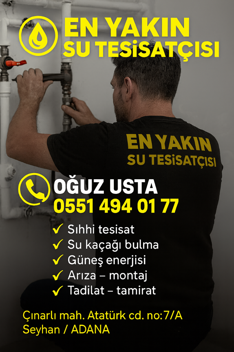 adana su tesisatçısı
